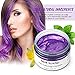Natural Purple Hair Wax,EFLY 4.23 oz-Disposable Purple Ash DIY Hairstyle Colors Hair Wax, for Party Cosplay Easy Cleaning (1, Purple)