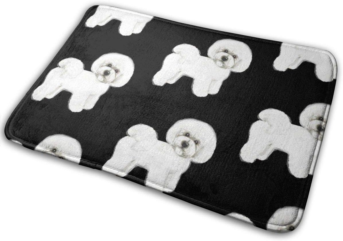 ONGH Memory Foam Badewanne-Dusche Bad Teppich, niedlichen Hund schwarz