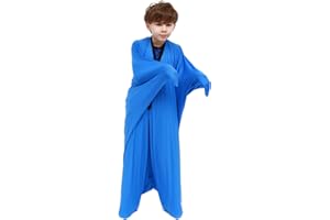 SANHO Sensory Body Sock,Large,9-12 Years Old,56''HX28''W,Good for Height:52"-61",Suitable for Autism & Sensory Processing Disorders,Updated Version,Blue