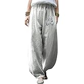 domirica Women Pants Casual Breathable Lightweight Pants with Pockets Comfy Fit Work Trousers for Women Streetwear