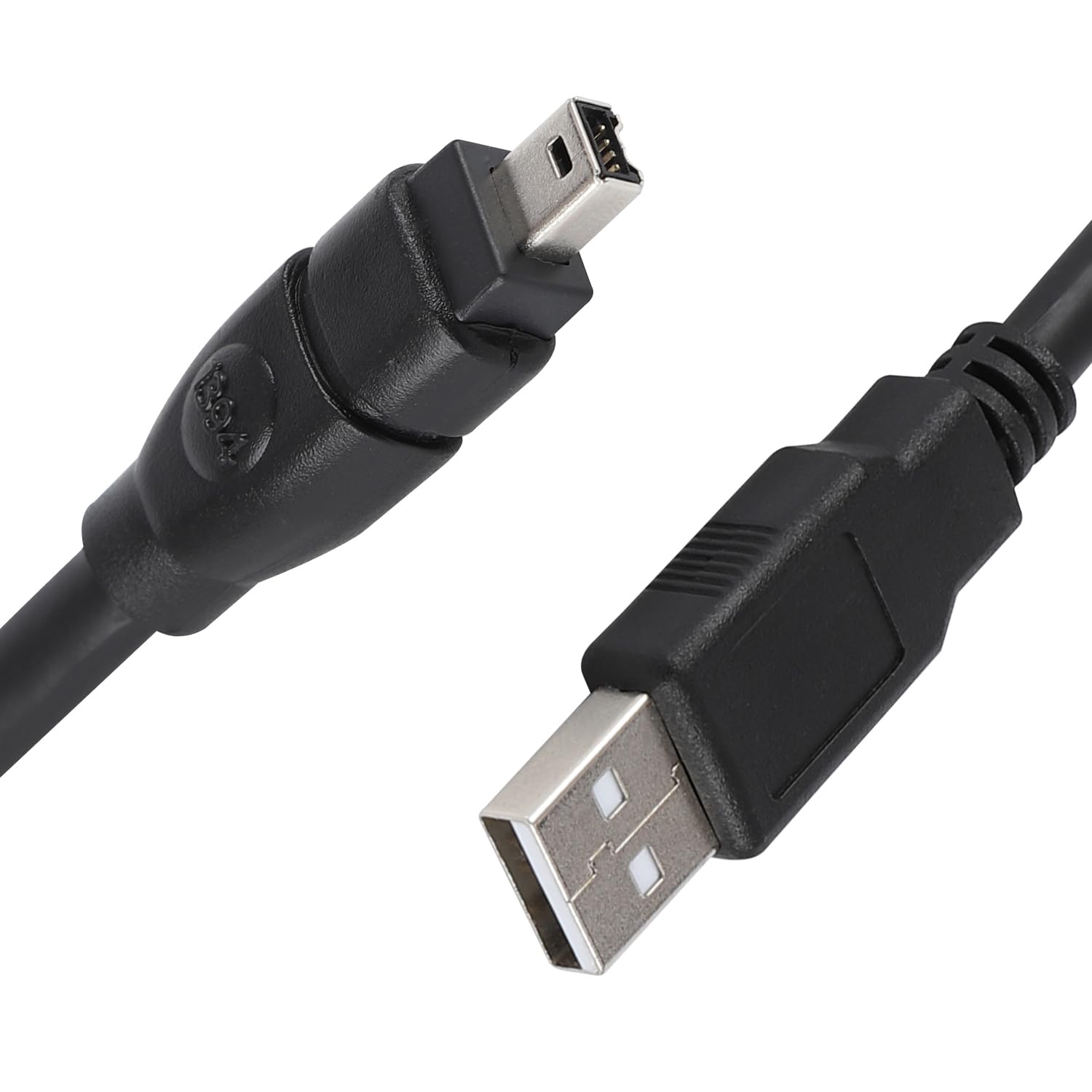 Photo 1 of Cuxnoo FireWire IEEE 1394 Cable for Data Transfer, USB to 4-Pin Connectors, 6ft