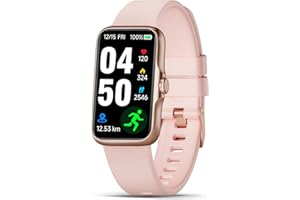 Sunorshop Health Fitness Tracker, Smart watch with 24/7 Heart Rate and Blood Oxygen, Sleep Tracker with Blood Pressure Monitor, IP68 Waterproof Activity Tracker Pedometer Step Counter for Women Men.