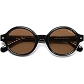 SOJOS Small Retro Round Polarized Sunglasses for Women Men, 80s 90s Vintage Hippie Sunnies SJ2602
