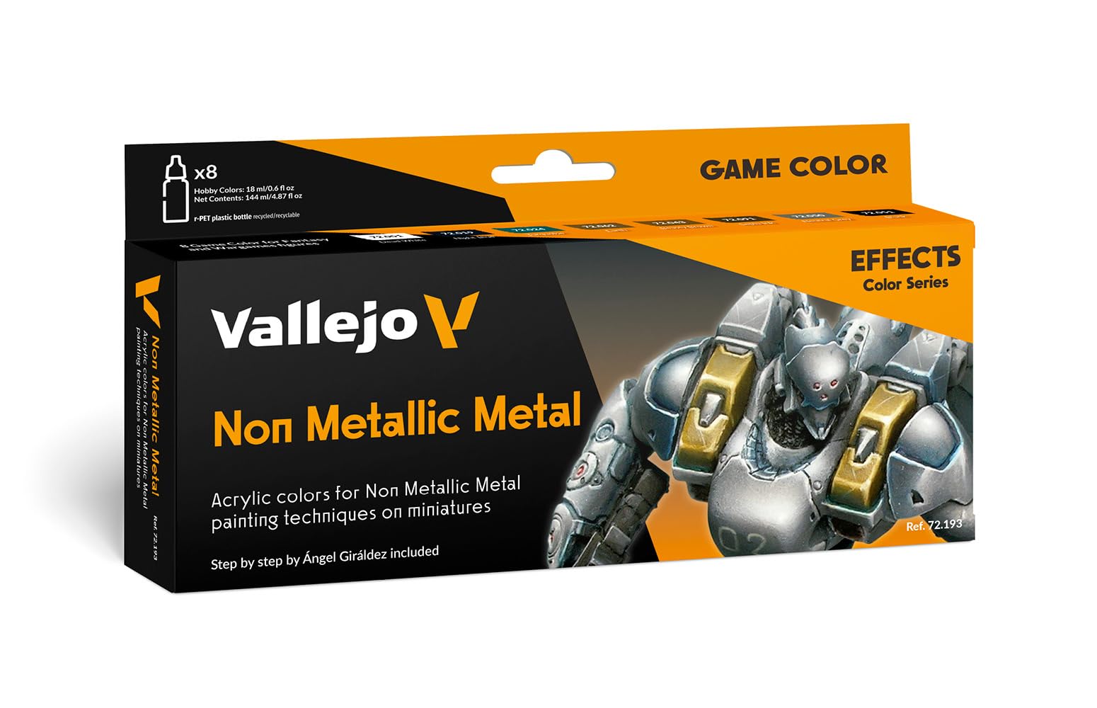 Vallejo AV Game Color Set - Non Metallic Metal (x8)