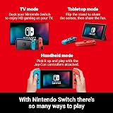 Nintendo Switch Neon Red/Blue Console Only Brand New view 3