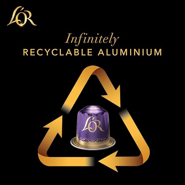 L’OR ESPRESSO CAPSULES, ESTREMO LUNGO, SINGLE-SERVE ALUMINUM COFFEE COMPATIBLE WITH THE L’OR BARISTA SYSTEM & NESPRESSO ORIGINAL MACHINES, 10 COUNT (PACK OF 1)