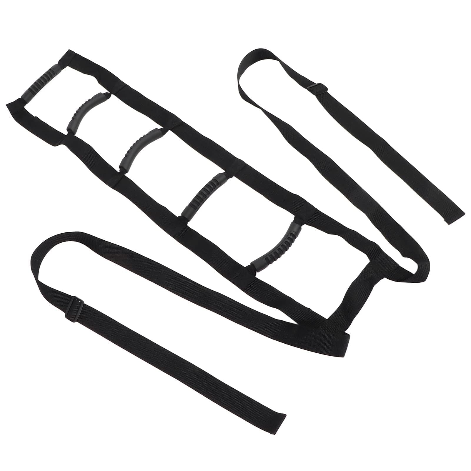 Agatige Bed Ladder Assist, Adjustable Rope Bed Ladder Strap Pull Up Sit Up Assist Device Bed Rope Ladder Helper with 5 Padded Handles for Elderly Adults Seniors Pregnant