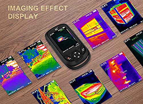 DJG 320 X 240 IR Resolution Thermal Camera, Pocket-Sized Infrared Camera with 76800 Pixels Real-Time Thermal Image, Temperature Measurement Range -4°F to 572°F,Mini IR Thermal Imager