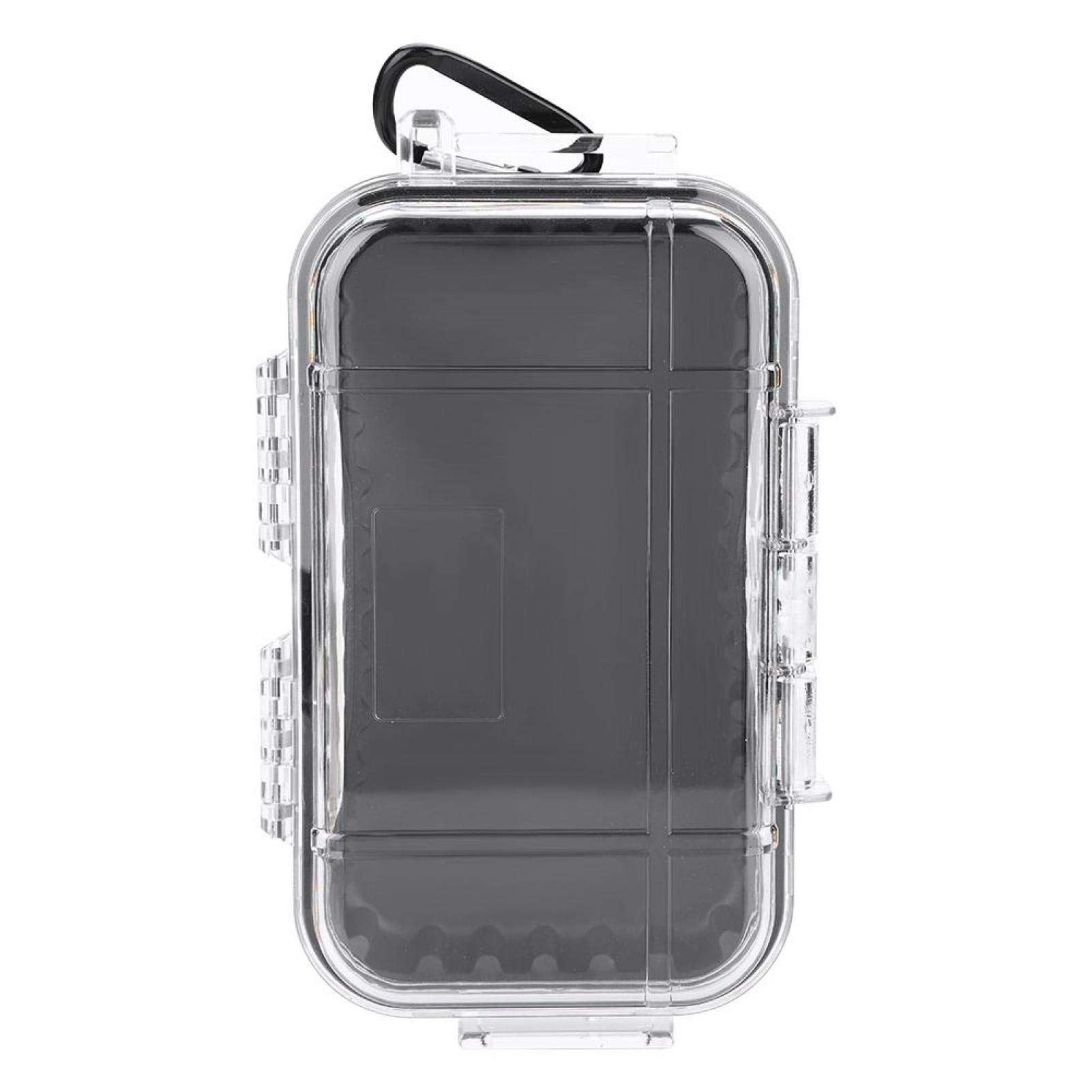 Waterproof Storage Box, Clear Moisture Shock Proof Container for Outdoor Survival Camping Travel Gear Protection Organisation