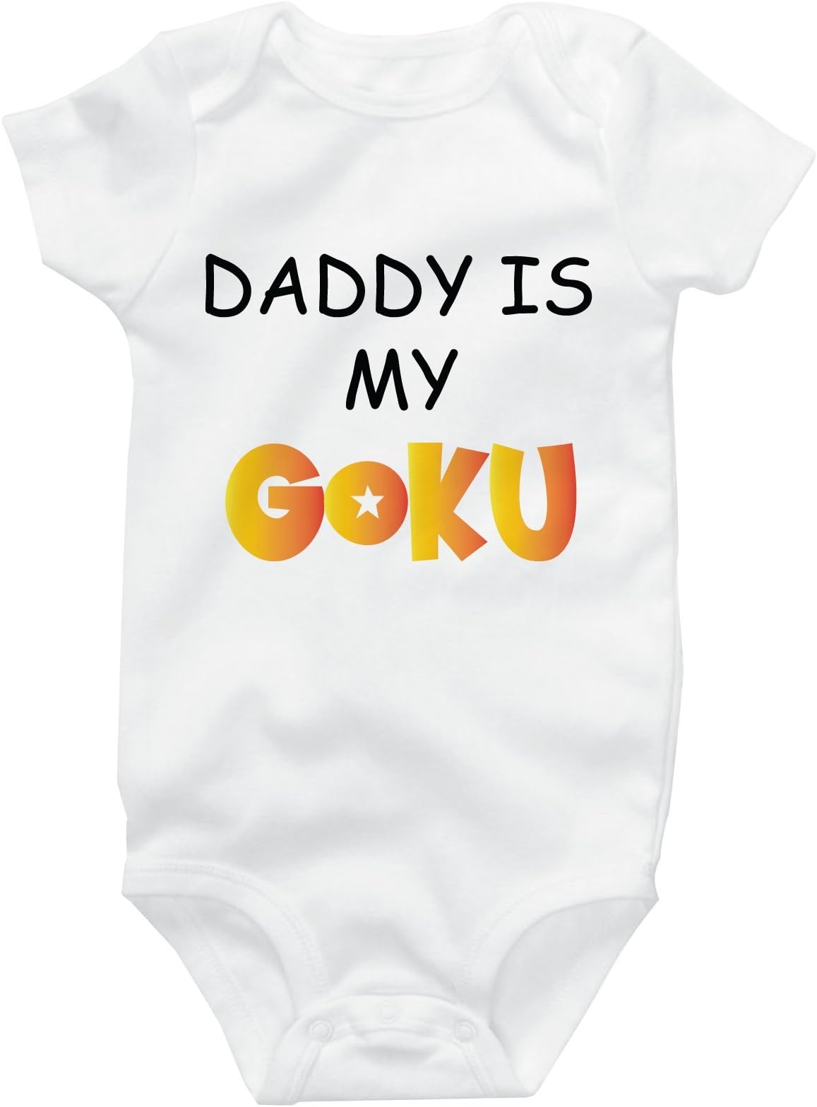 Daddy's My Goku Dragon Ball Z Parody Cute Onesie Funny Baby Bodysuit