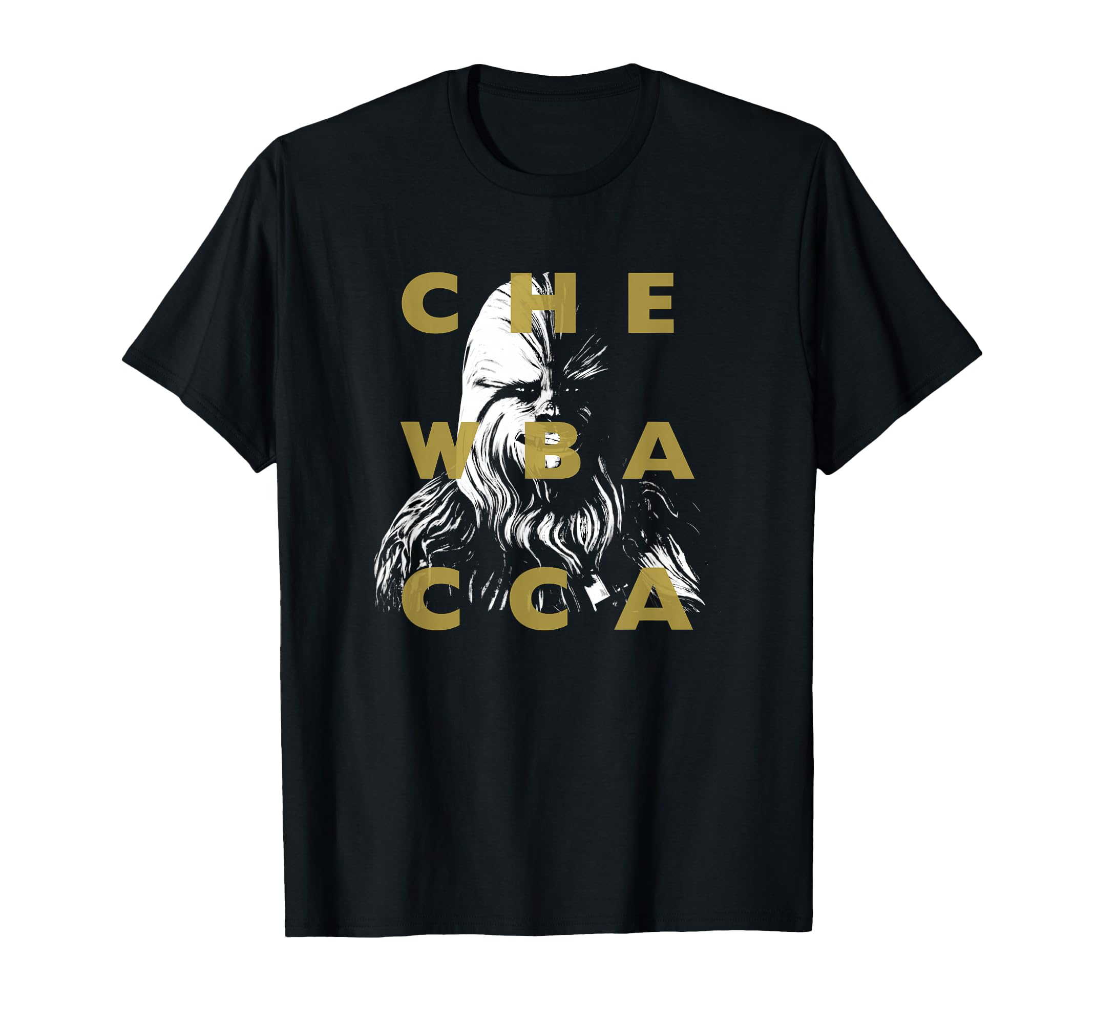 Star Wars: Clone Wars Chewbacca Text Overlay T-Shirt