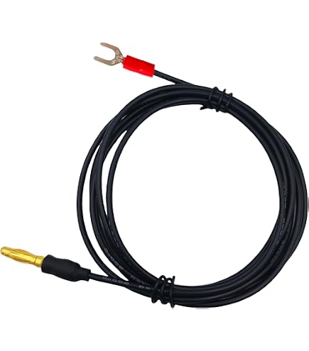 6 Feet Long Custom Ground Wire Plug Plated For Technics SL- Models B92 B250 B921A Turntable Ground Wire