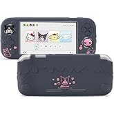 Kuitmor Protective Case for Switch Lite,Anti-Scratch Protective Shell Soft Silicone Cover Case for Switch Lite 2019 with 2 Thumb Grip Caps - KLM