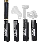 WRUMI (5 Pack) Replacement for Zebra DS8178 Scanner Battery - DS8100 DS8170 DS6878-SR Handheld Barcode Scanner Battery 82-176890-01 3400mAh