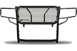 BLACK HORSE OFF ROAD Black Horse RUGGED Heavy Duty Grille Brush Bumper Guard Modular Black Compatible with 2009-2014 Ford F-150-RU-FOF109-B