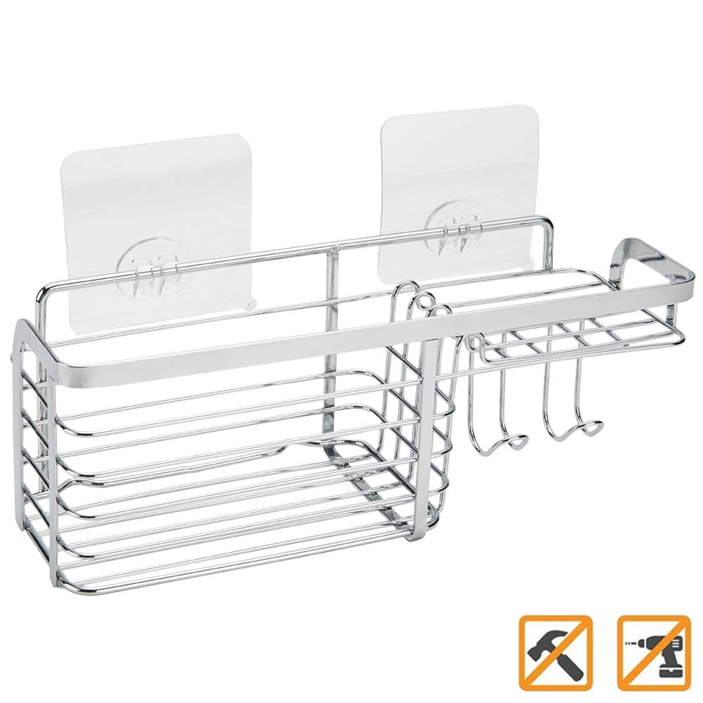 Best Rustproof Caddy Rectangle Basket Shampoo Holder Organizer Storage For Kitchen Bathroom