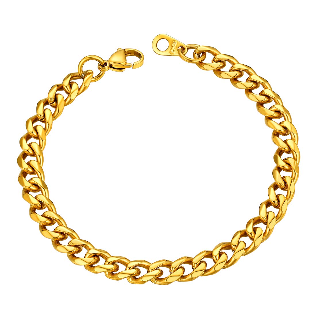 U7 Mens Braclet Gold Chain Bracelet Men Christmas Jewellery