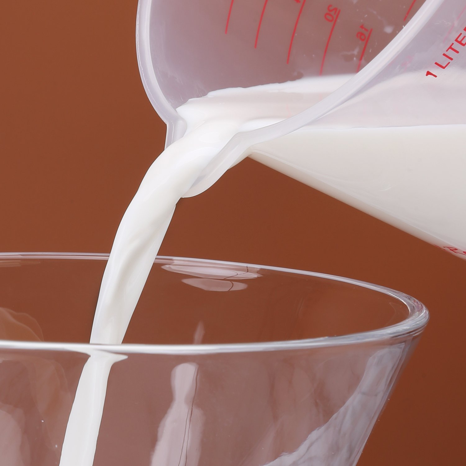 Juego de jarras medidoras de plástico, multifunción (capacidad para 4 tazas, 2 tazas y 1 taza), sin BPA, tazas de medición con agarre en ángulo, básicos para repostería