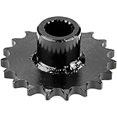 Aramox Chain Gear Sprocket, 428 Chian 19 Tooth Front Output Sprocket Wheel for Gy6 ATV Quad Gokart