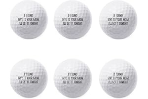 TeesAndTankYou If Found Give to Your Mom Golf Ball - Novelty Gift for Men Golfers and Dad