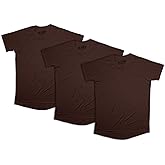 Mr. Davis Men's Bamboo Viscose Traditional Cut Crew Neck Undershirt - Stylish Crew Neck Undershirts for a 3 Pack