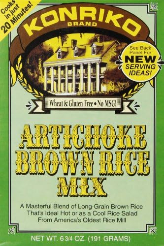 Konriko Artichoke Rice, 6.75-Ounce (Pack of 6)