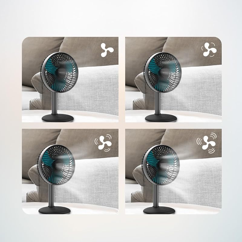 Ventilatore da tavolo EnergySilence 4000 Portable Desk Dark Ice