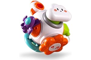 Montessori Sensory Toys for Toddlers 1-3 Travel Activities Busy Board Cube - Baby Gifts for 18+ Months 1 2 One Year Old Infan