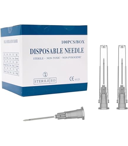 100pcs 25Ga 5/8inch Needle for Lab Measuring Supplies