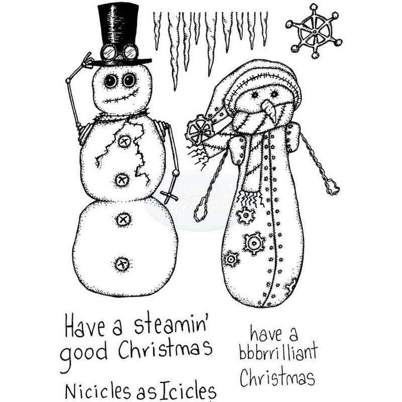 Lindsay Mason Designs A6 Nicicles as Icicles Doo-Lally-Pip Clear Stamp