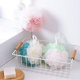 Omenluck 2Pcs Bath Loofah Balls Mesh Shower Sponge for Adults Men Women Mixed view 3