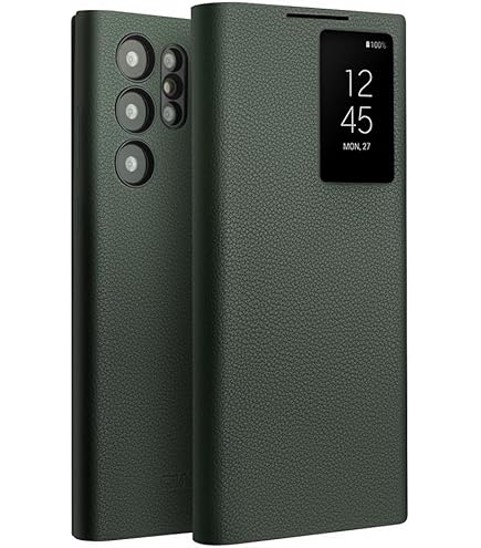 Amazon.com: Samsung Galaxy S22 Ultra S-View Flip Cover