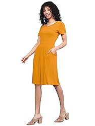 Lock and Love LL WDR2304 Women's Comfy Casual Short