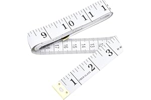 Body Measuring Tape Dual Sided Soft Tape 1.5m White Measure Ruler for Measuring Fabric Tailor and Sewing 60inch