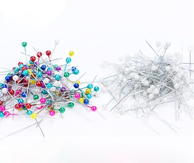 Round Pearl Head Decorative Straight Pins Stainless Steel Dressmaker