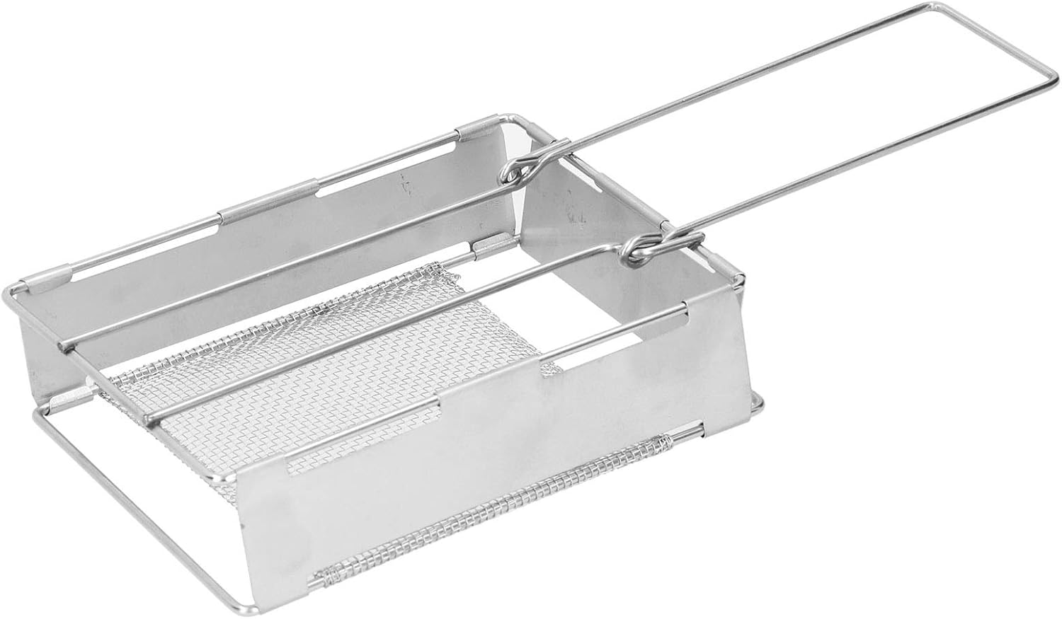Toaster Rack, Easy To Store Toaster, Convenient To Operate Outdoor Foldable Stainless Steel Bread Toaster for Camping Hiking