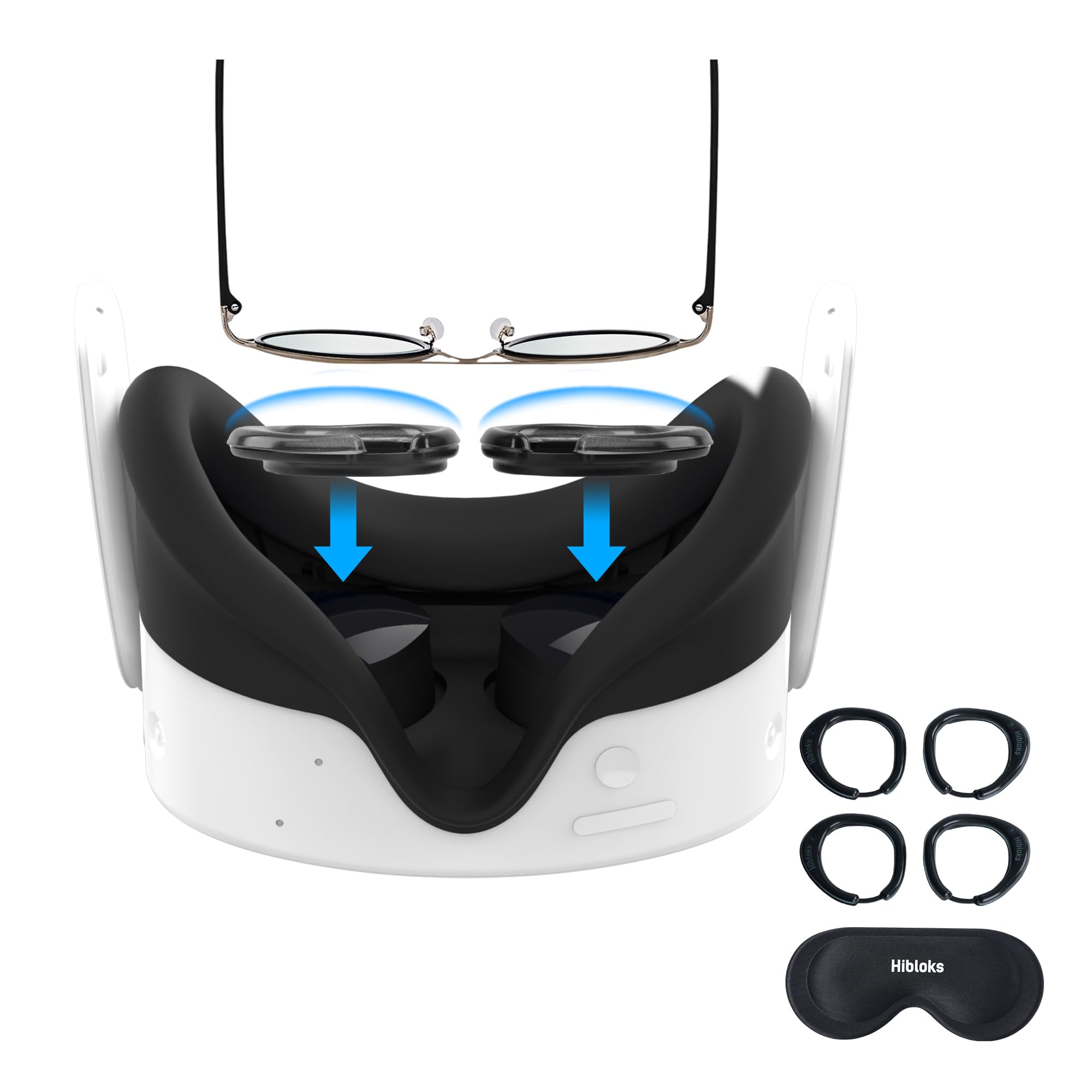 Hibloks Glasses Spacer for Meta/Oculus Quest 3S, Prevent Myopia Glasses ...