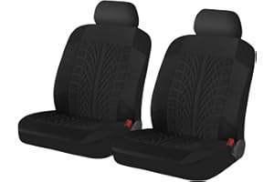 XINLIYA Car Seat Covers Full Set, Polyester Front Bucket Seat Protectors with Split Bench Back, Breathable Thicken Premium Sp