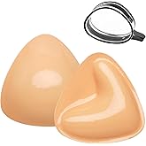 WAYBER Double-Sided Sticky Bra Pads, Lightweight Push up Adhesive Bra Inserts Invisible Padding Reusable Breast Enhancement