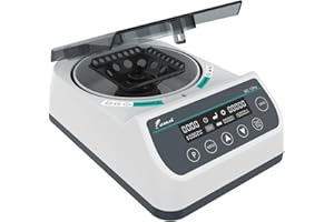 JOANLAB Lab High Speed Centrifuge Machine 12000rpm Bechtop Microcentrifuges 3 in 1 Rotor for 0.2/0.5/1.5/2mL Tube Capacity