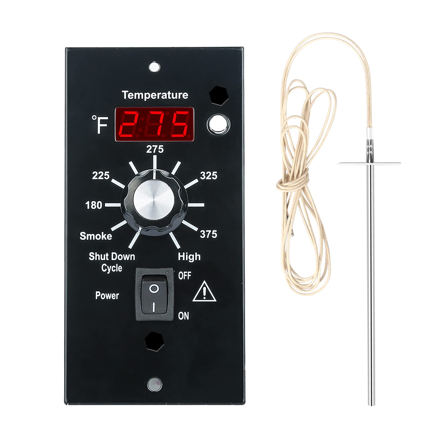 Photo 1 of Unidanho Pellet Grill Controller for Traeger Control Panel Replacement Parts Rtd Temperature Sensor Thermometer Probe Digital Thermostat Board BBQ Somker Accessories