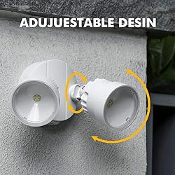 2 Packs LUTEC P6221W 1130 Lumen 15 Watt 28 LED