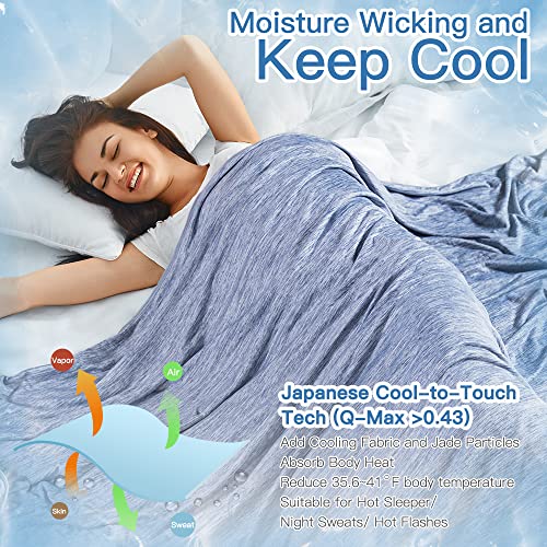 Cooling Blanket for Hot Sleepers Twin Size, Marchpower ArcChill Cool