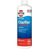 HTH 67212 Swimming Pool Care Clarifier Advanced - Crystal Clear Water in 24 Hours; Restores Clarity & Sparkle to Dull, Hazy or Cloudy Pool Water, Improves Filter Efficiency, Fast Acting
