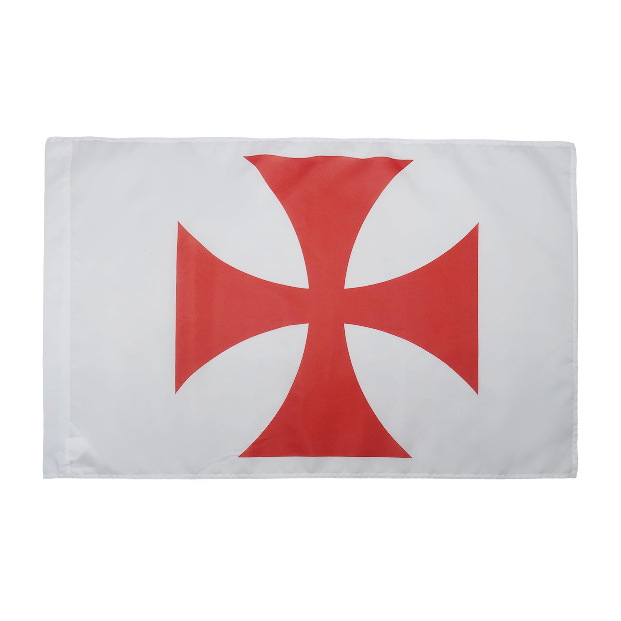 AZ FLAG - Templar Order Flag - 2x3 Ft - Catholic Banner with Sleeve - 100% Polyester - Fade Resistant - Vivid Colors - 2' x 3' Feet - 90x60 Cm