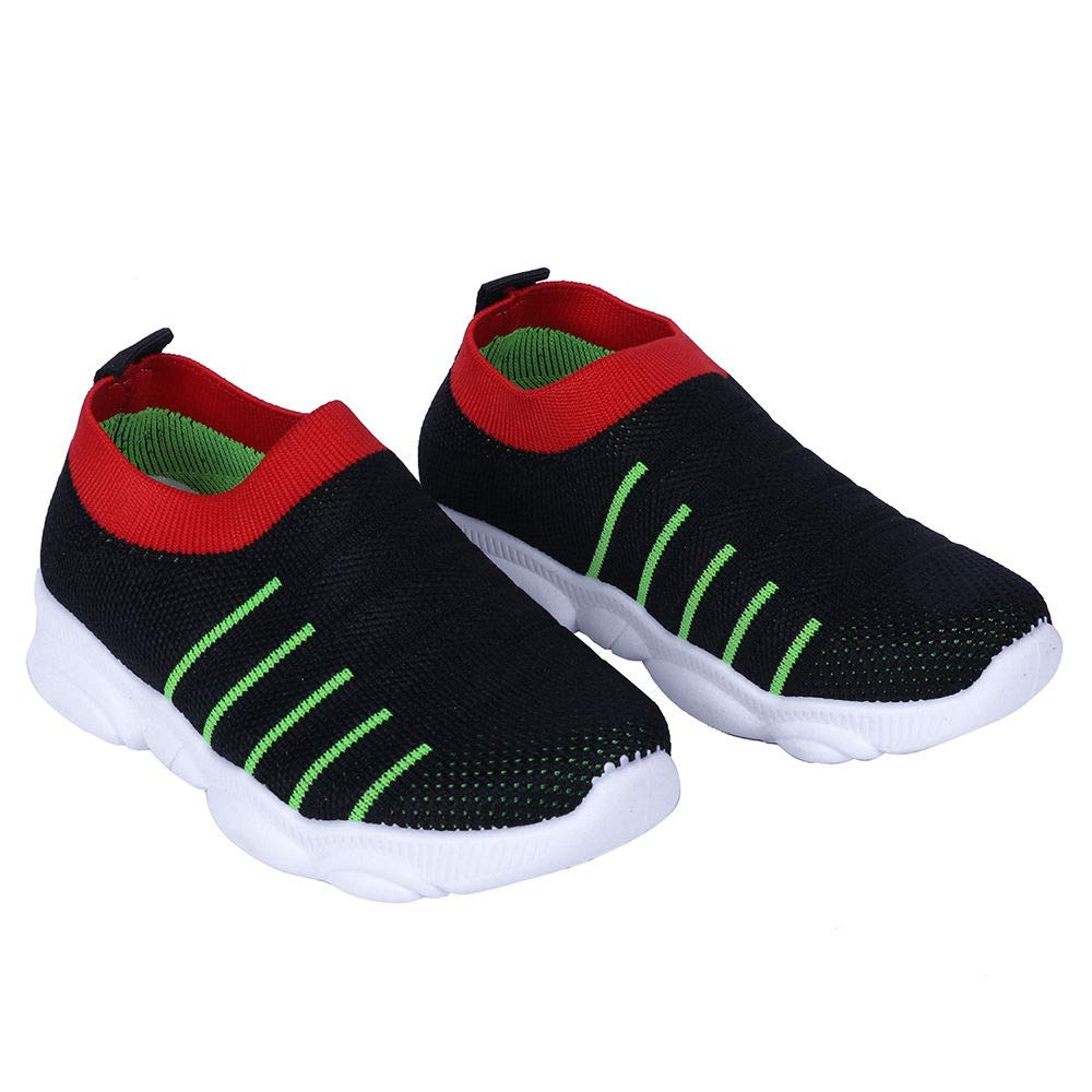 Hopscotch Feetwell Shoes Boys Canvas Stripes Slip Ons Inblack Color Amazon In Shoes Handbags