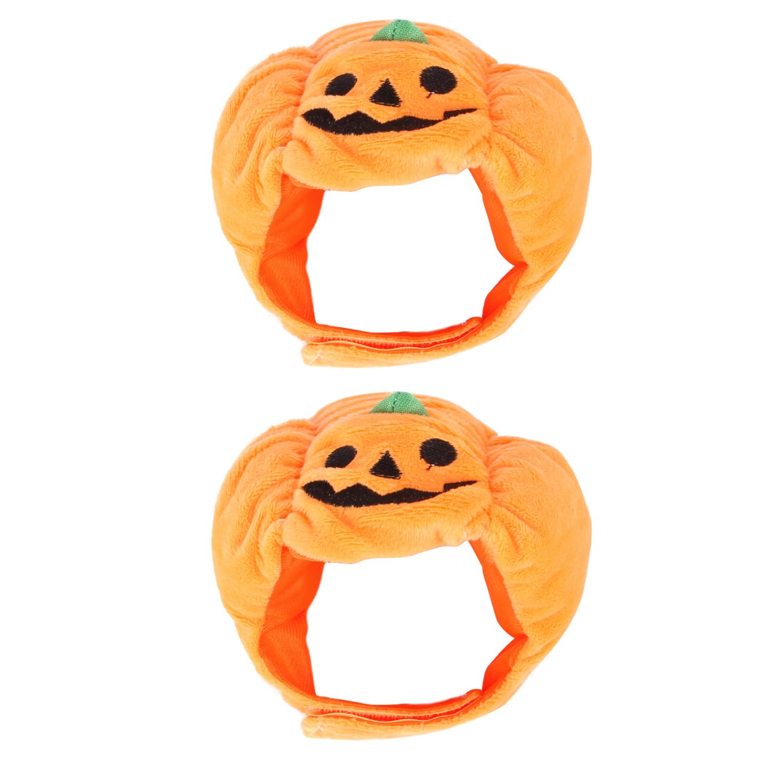 RmKbe 2pcs Halloween Pet Pumpkin Hat Adjustable Funny Cat Hat Dogs Cats Dress Up Cosplay Costume Cosplay Costume Cap for Pet