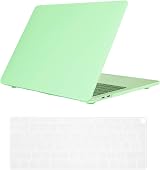 Se7enline MacBook Air 13 Case 2023 2022 2021 2020 Melon Green Skin-Friendly