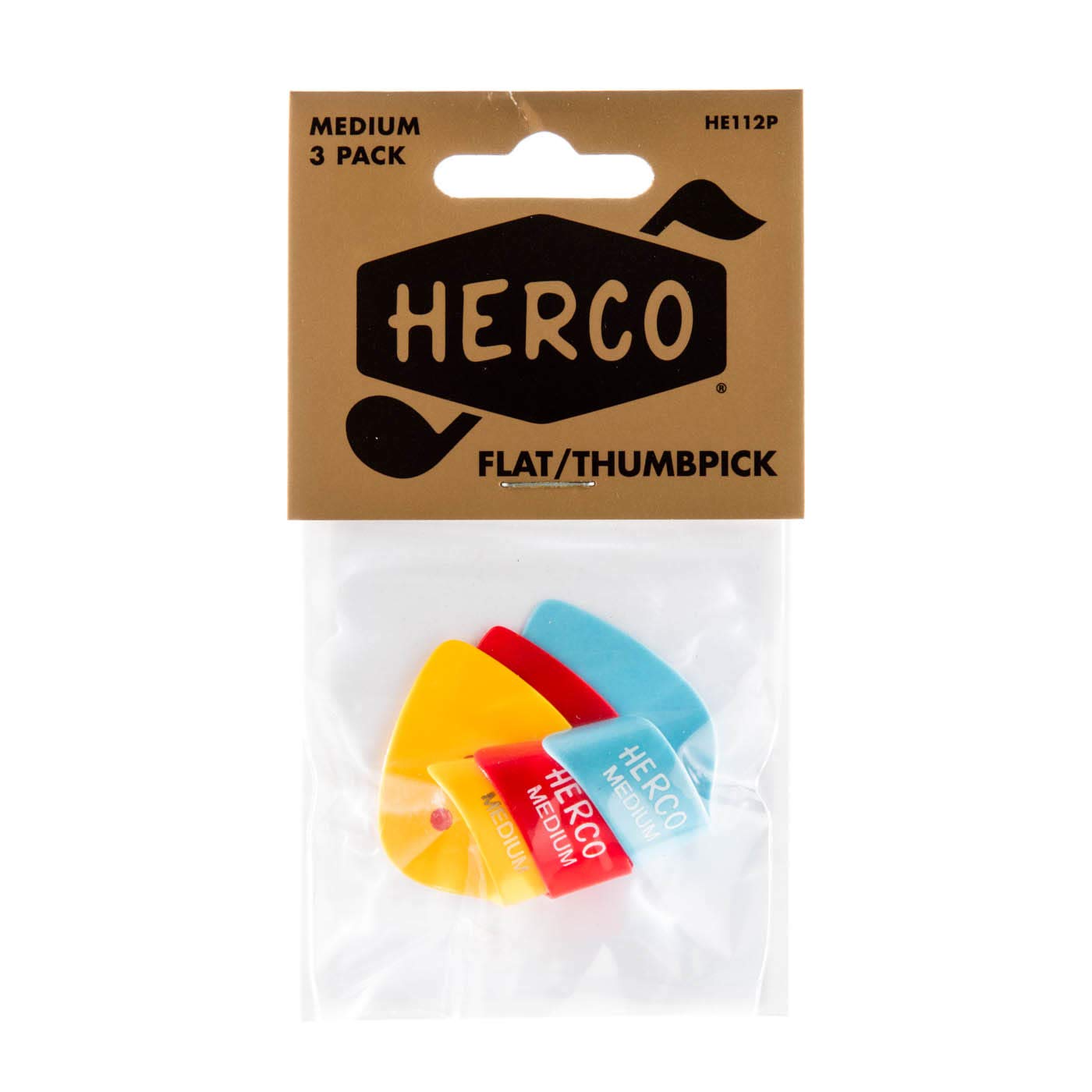 Jim Dunlop CN Medium Thumbpick Player Pack (Pack of 3)