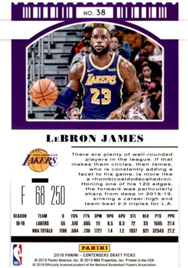 Lakers Basketball Nba 2018 19 Panini Contenders Draft Picks Season Ticket Variation 5 Brandon Ingram 5 Nm Sports Collectibles Single Cards